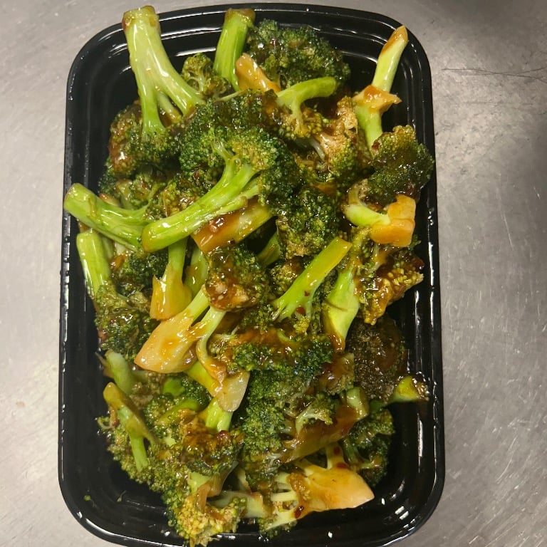 鱼香芥兰<br>72. Broccoli w. Garlic Sauce