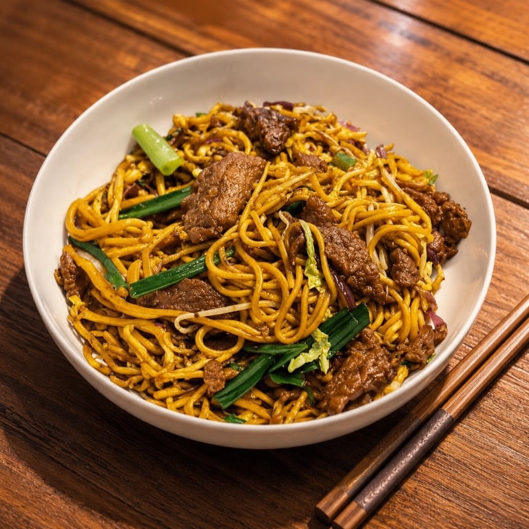Beef Chow Mein 牛炒面