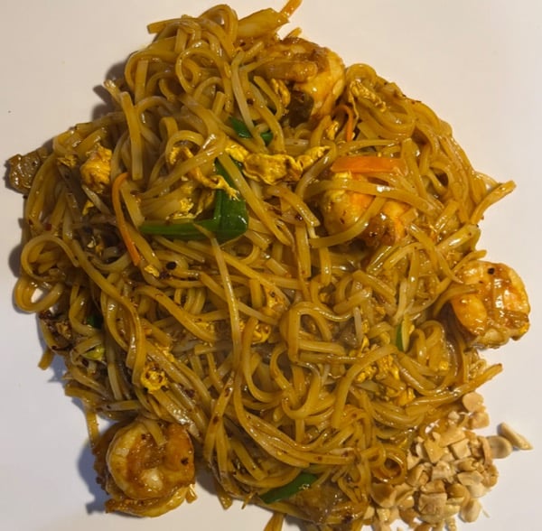N5.  Pad Thai Shrimp 泰式虾肉炒米粉