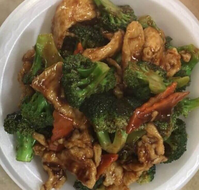 芥兰鸡 52. Chicken with Broccoli