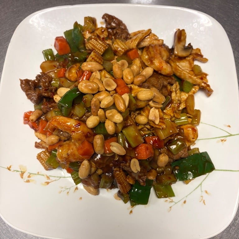 S14. Kung Pao Triple Delight