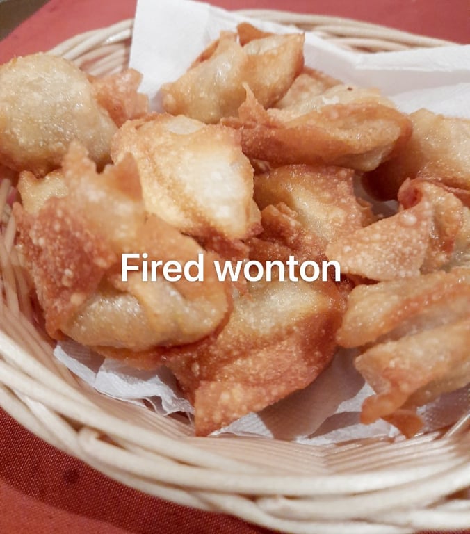 炸云吞 A6. Chicken Fried Wonton (12)