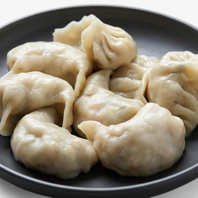 Steamed Vegetable Dumpling (8) 菜饺