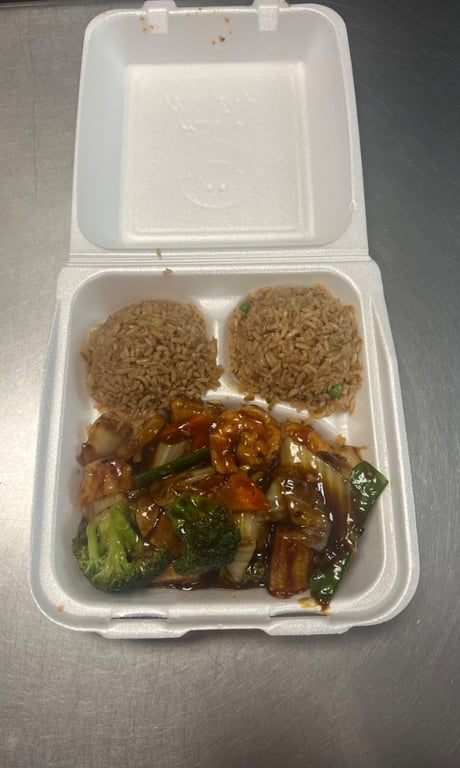 LS5. Hunan Shrimp w. Vegetables 湖南虾