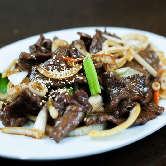52. Beef with Oyster Sauce, Hong Kong Style