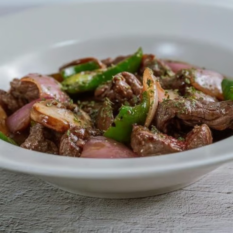 62. Beef w. Mushroom & Oyster Sauce