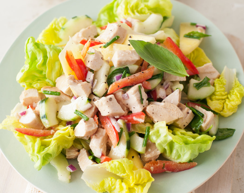 Garden Salad with Grilled Chicken Image