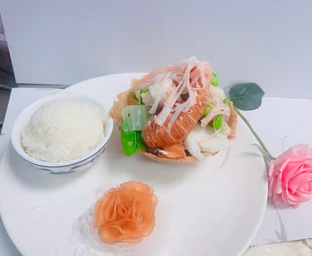 Seafood in Bird Nest 鸟巢海鲜