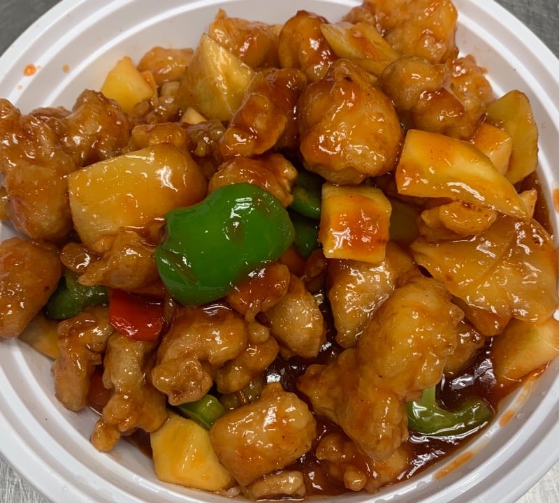 57. Vegetable Mango Chicken 芒果素鸡