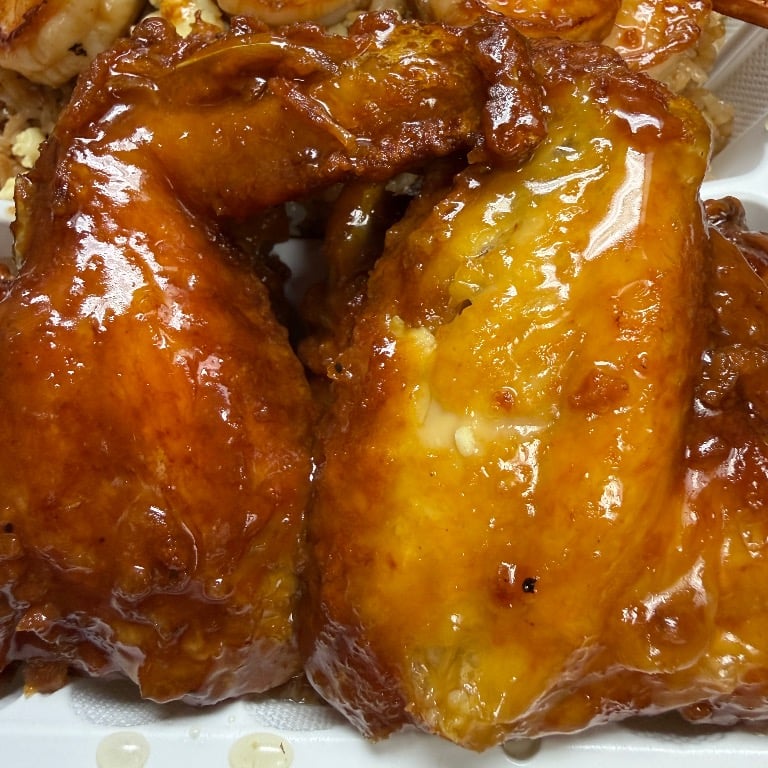 Honey Lemon Pepper Wings (4pcs Whole)