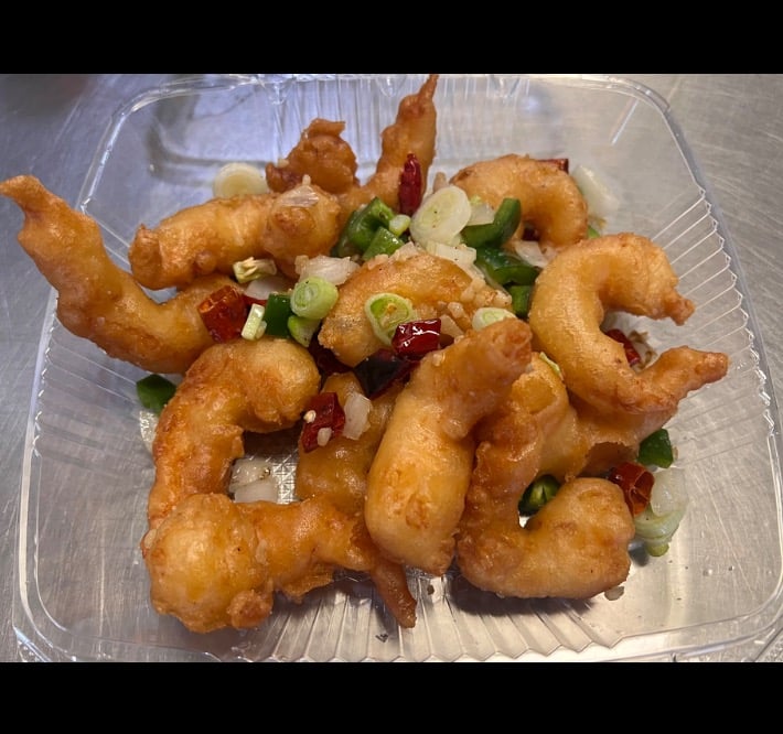 S2. 椒鹽蝦  Salt & Pepper Prawns