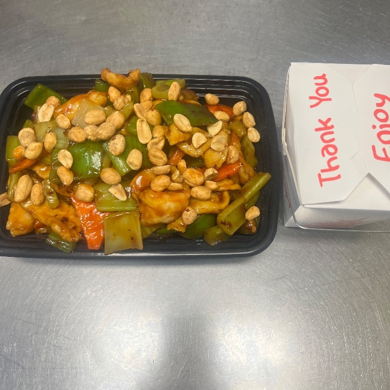 A12. Kung Po White Meat Chicken & Shrimp