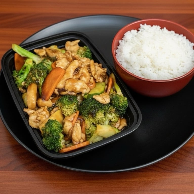 46. Chicken w. Black Bean Sauce