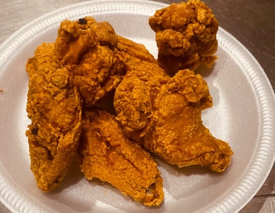 10. Fried Chicken Wings