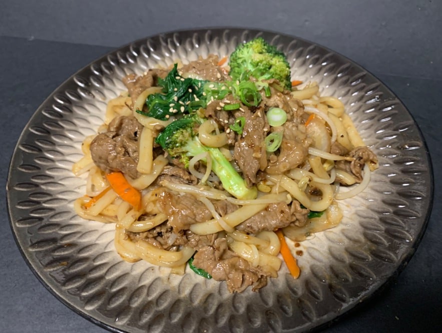 Beef Yakiudon