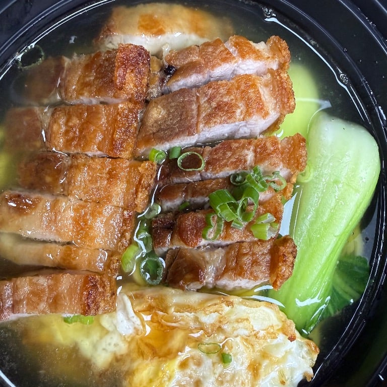 烧肉面 Crispy Pork Noodle Soup