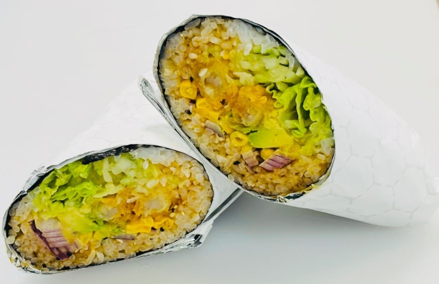 B2. Shrimp Tempura Burrito