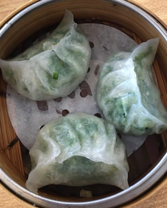 2. Steamed Shrimps and Leek Dumplings