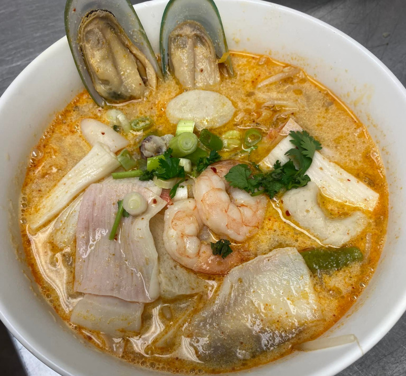 N7. Seafood Tom Yum Ramen Soup