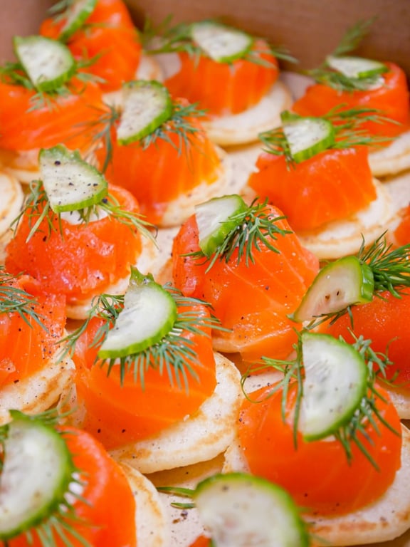 Blinis Saumon Fumé