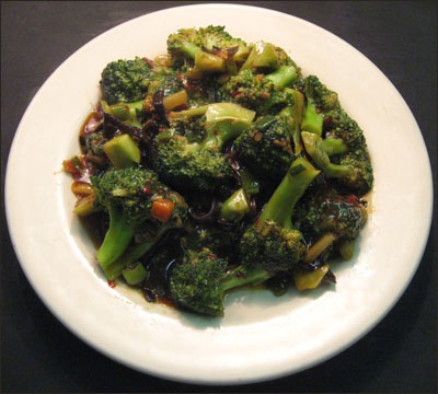 104. Broccoli with Garlic Sauce