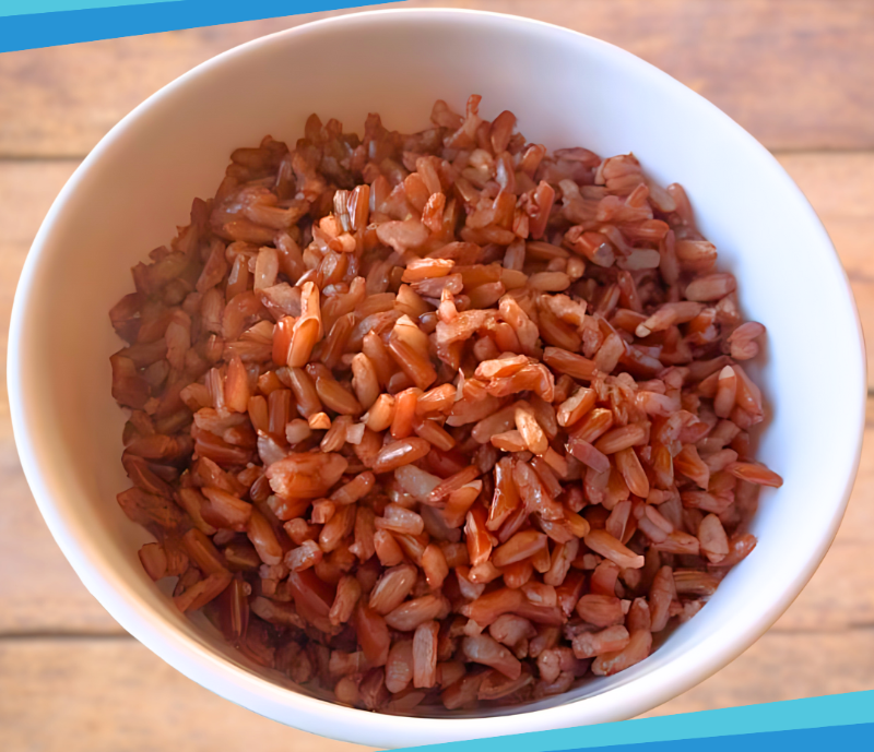 Bowl of Heart-Healthy Red Rice