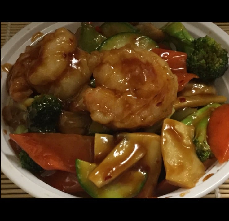 Shrimp w. Garlic Sauce 鱼香虾