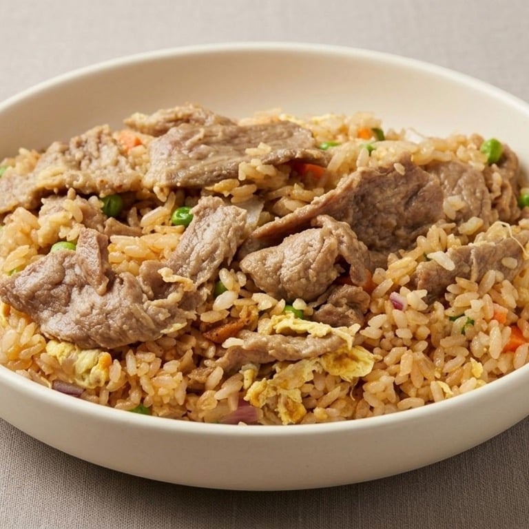 F5.牛饭 Beef Fried Rice