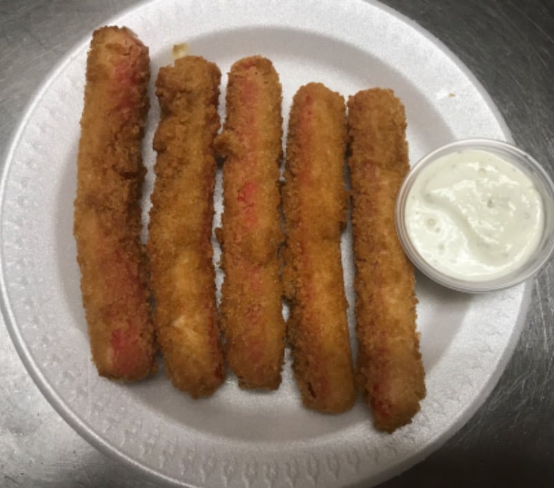 S 9. Fried Imitation Crab Sticks (5)