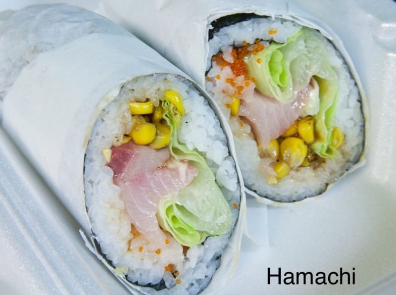 8. Hamachi Burrito