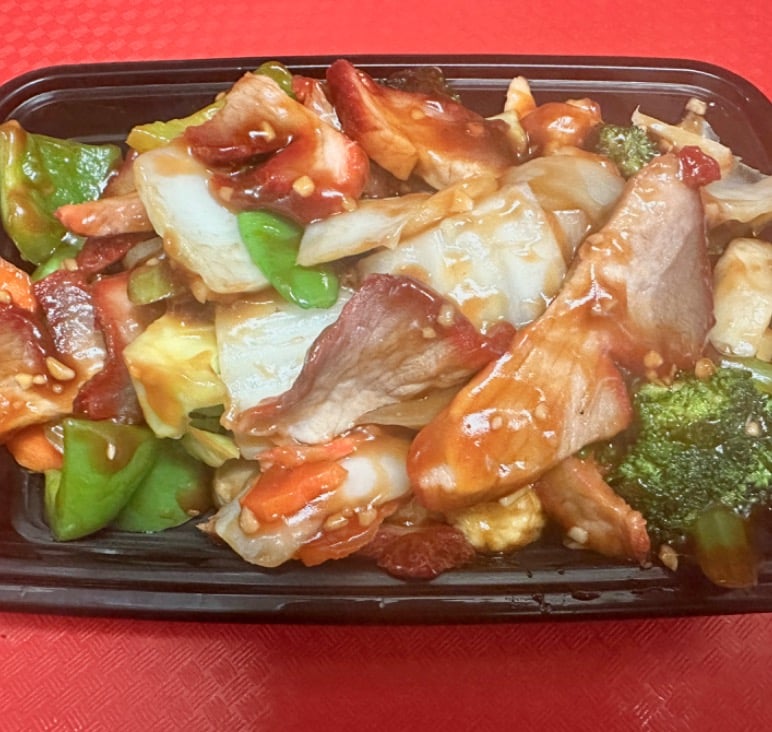 39. Roast Pork Chop Suey 叉烧什碎