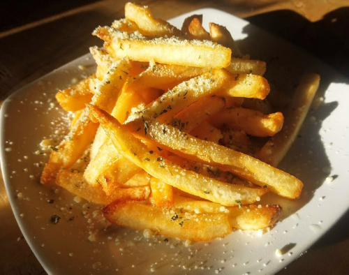 Truffle Fries with Sea Salt and Pecorino Romano