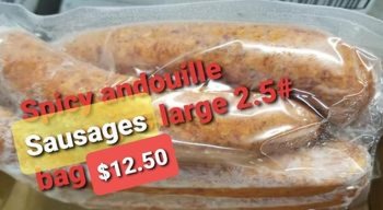 Andouille Sausage - 2.5 lbs