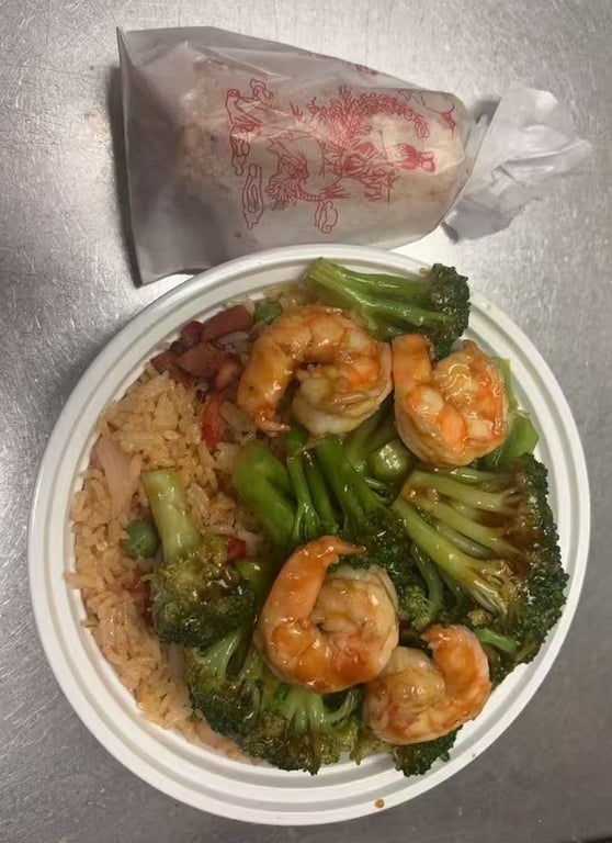 L35. Shrimp w. Mixed Vegetables