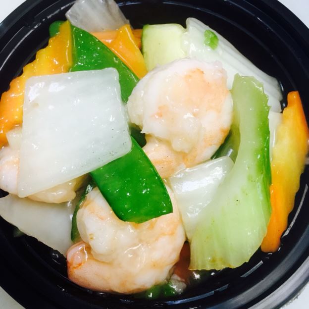 白菜虾 82. Shrimp w. Chinese Vegetable