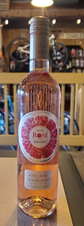 Bottle of Grapefruit Rose'