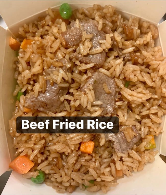 F5. 牛炒饭 Beef Fried Rice