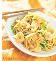 C30 Shrimp Lo Mein Combo虾捞面