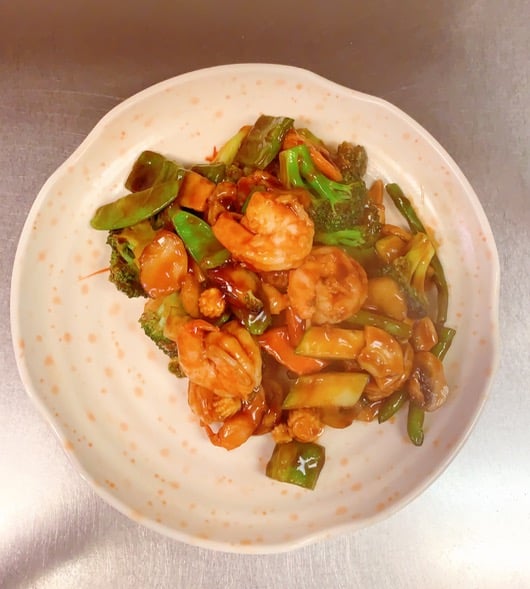 77. Shrimp w. Mixed Vegetable