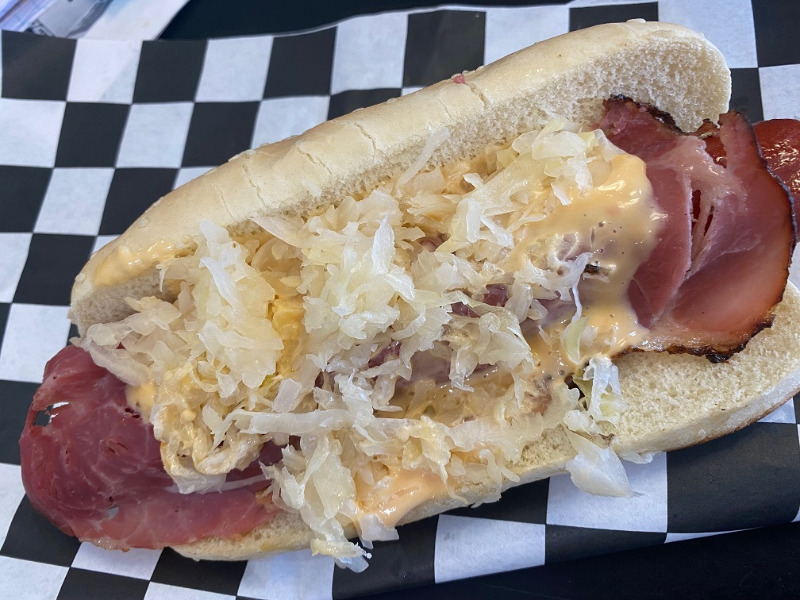 Quarter Pound Reuben Dog