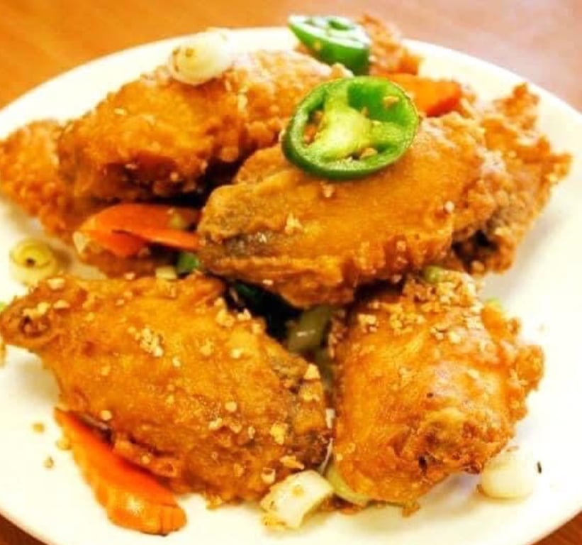 Salted & Pepper Chicken Wings (8)