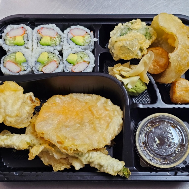 6. Vegetable Tempura Bento (6)