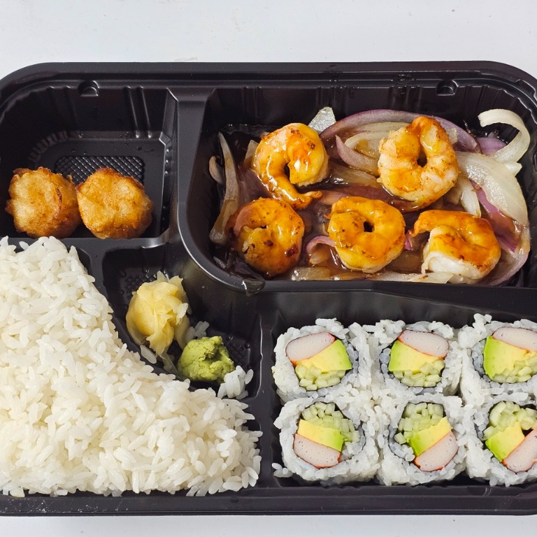 3. Shrimp Teriyaki Bento (5)