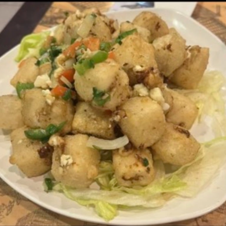 A09. 椒盐豆腐 Salty Pepper Tofu