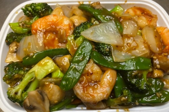Shrimp with Garlic Sauce