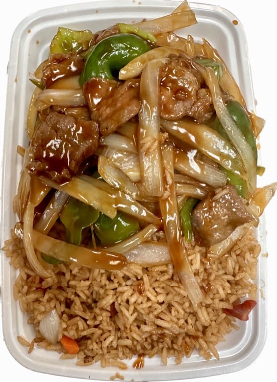 C3. 青椒牛 Pepper Steak w. Onion
