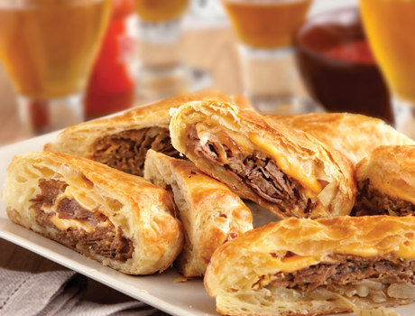 (2) RIBEYE STEAK & Cheese Turnover Pockets w/ Choice Side/Snack Image
