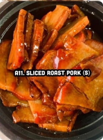 A11. 叉烧片 Sliced Roast Pork