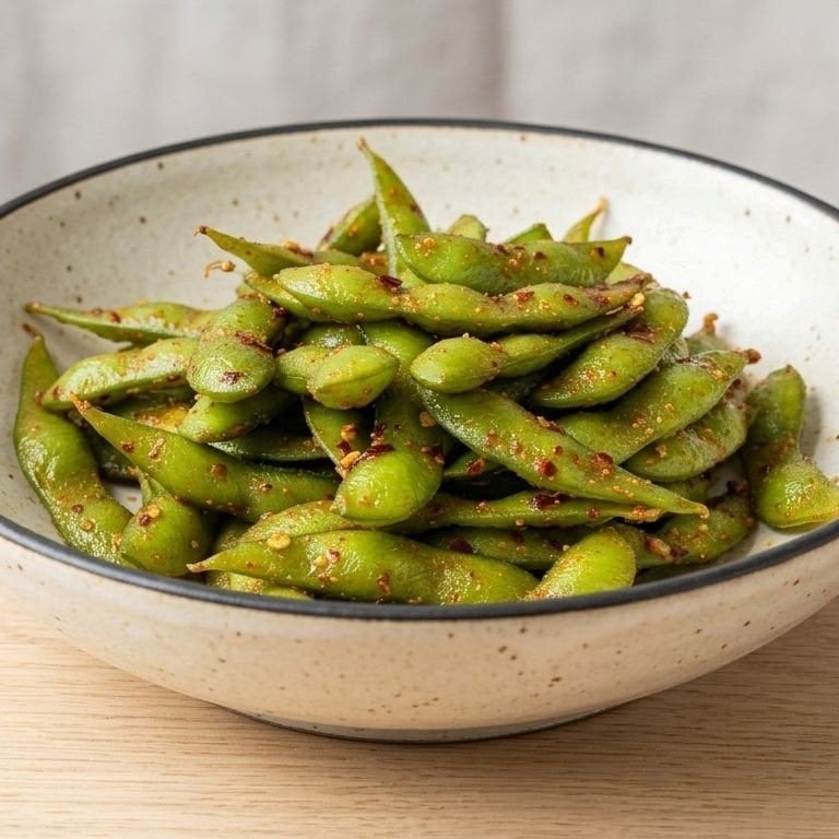 A5. 辣毛豆Spicy Garlic Edamame