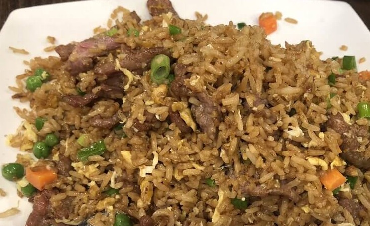 Stir Fried Rice with Beef